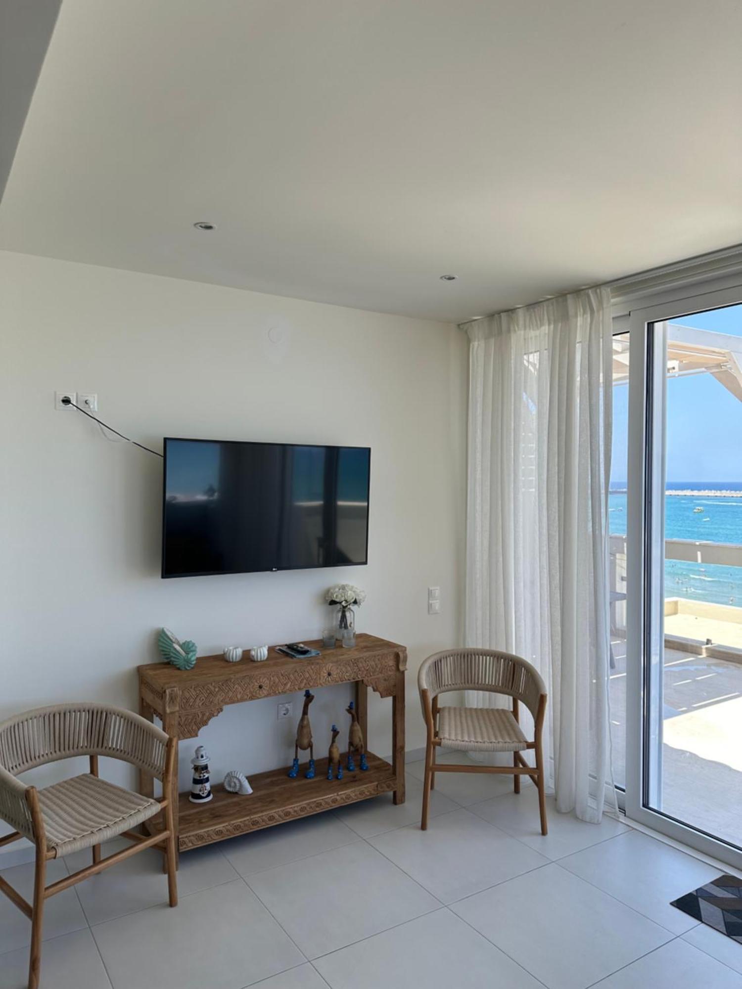 Nathalie'S Beachfront Apartment Rethymno Exteriér fotografie